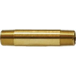 28499 Long Nipple, 3/4 in MNPT x 3/4 in MNPT, 3 in, Brass - GetHydraulics.com