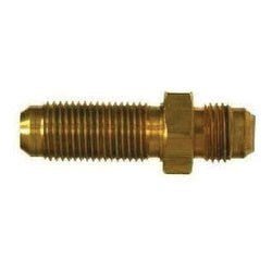 28797 Bulkhead Tube Union, 3/8 - in 3/8 in, Brass - GetHydraulics.com