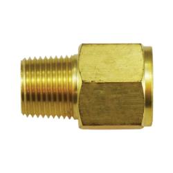28871 Pipe Adapter, 3/4 - in Male NPTF x 3/4 - in Female BSPP, Brass - GetHydraulics.com