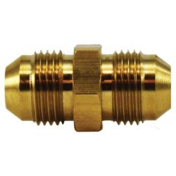 28971 Straight Tube Union, 3/4 - in Male JIC Flared x 3/4 - in Male JIC Flared, Brass - GetHydraulics.com