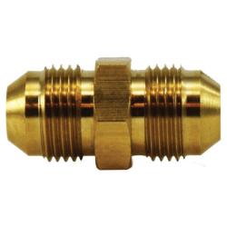 28972 Straight Tube Union, 1 - in Male JIC Flared x 1 - in Male JIC Flared, Brass - GetHydraulics.com