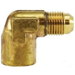 28975 Elbow, 3/8 - in Male 37 deg JIC x 1/4 - in FIP, Brass - GetHydraulics.com