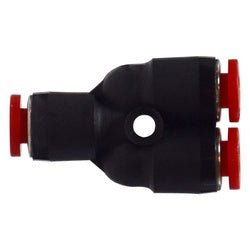 289PPC - 12MM Push - to - Connect Union Wye, 12 mm Push - to - Connect x 12 mm Push - to - Connect x 12 mm Push - to - Connect, Composite - GetHydraulics.com