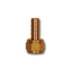 29F - 86 Rigid Adapter, 1/2 in Hose Barbed x 3/8 in FPT, Brass - GetHydraulics.com