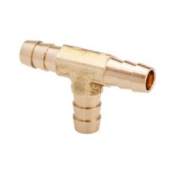 29T - 6 Hose Barb Tee, 3/8 - in Hose Barb x 3/8 - in Hose Barb x 3/8 - in Hose Barb, Brass - GetHydraulics.com