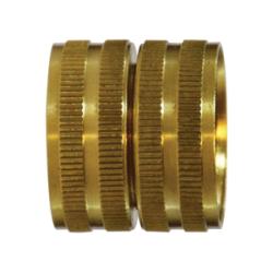 30011 Straight Swivel Adapter, 3/4 - in FGH x 3/4 - in FGH, Brass - GetHydraulics.com