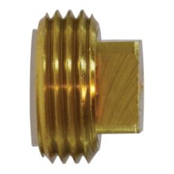 30026 Square Plug, 3/4 - in MGH, Brass - GetHydraulics.com