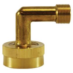 30055 90 - deg Dishwasher Elbow, 3/4 - in FGH x 3/8 - in Compression, Brass - GetHydraulics.com