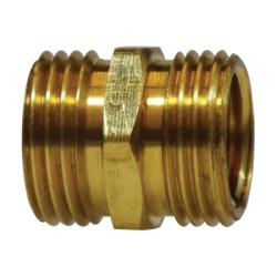 30101 Straight Rigid Adapter, 1 in MGH x 1 in MGH, Brass - GetHydraulics.com