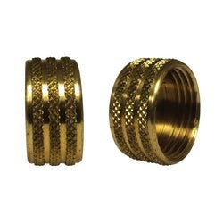 30103B Barstock Cap, 3/4 in FGH, Brass - GetHydraulics.com