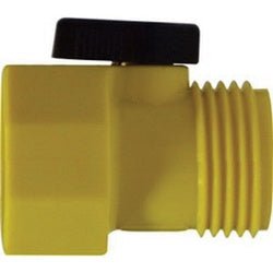 30163 Ball Valve, 3/4 - in Nominal, FGH x MGH, 35 to 100 deg F, Plastic Body - GetHydraulics.com