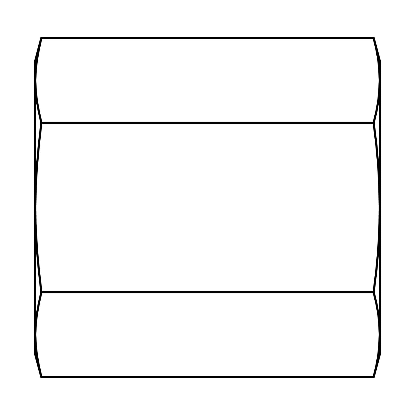 302 - 02 - 02 Tube Union, Inverted Brass Flare - GetHydraulics