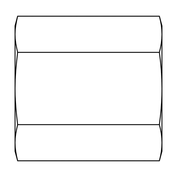 302 - 06 - 06 Tube Union, Inverted Brass Flare - GetHydraulics