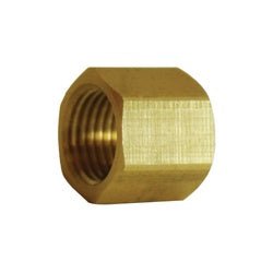 30420 Right Hand Welding Hose Nut, 9/16 in, Brass - GetHydraulics.com
