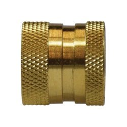 30451 Garden Hose Quick Disconnect Female Coupler, 3/4 - in Female Garden Hose Coupler, Brass - GetHydraulics.com