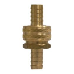 30462 Coupling Set with Hex Nut, 5/8 in 5/8 in, Brass - GetHydraulics.com