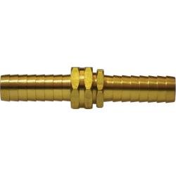 30516 Straight Coupling Set, 1/2 in Hose Barbed x 1/2 in FGH, Brass - GetHydraulics.com