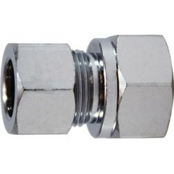 31159 Adapter, 1/2 in Compression x 1/2 in FIP, Brass, Chrome - Plated - GetHydraulics.com