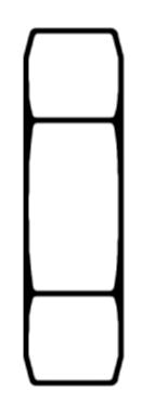 3120-04 Pipe Locknut, Brass