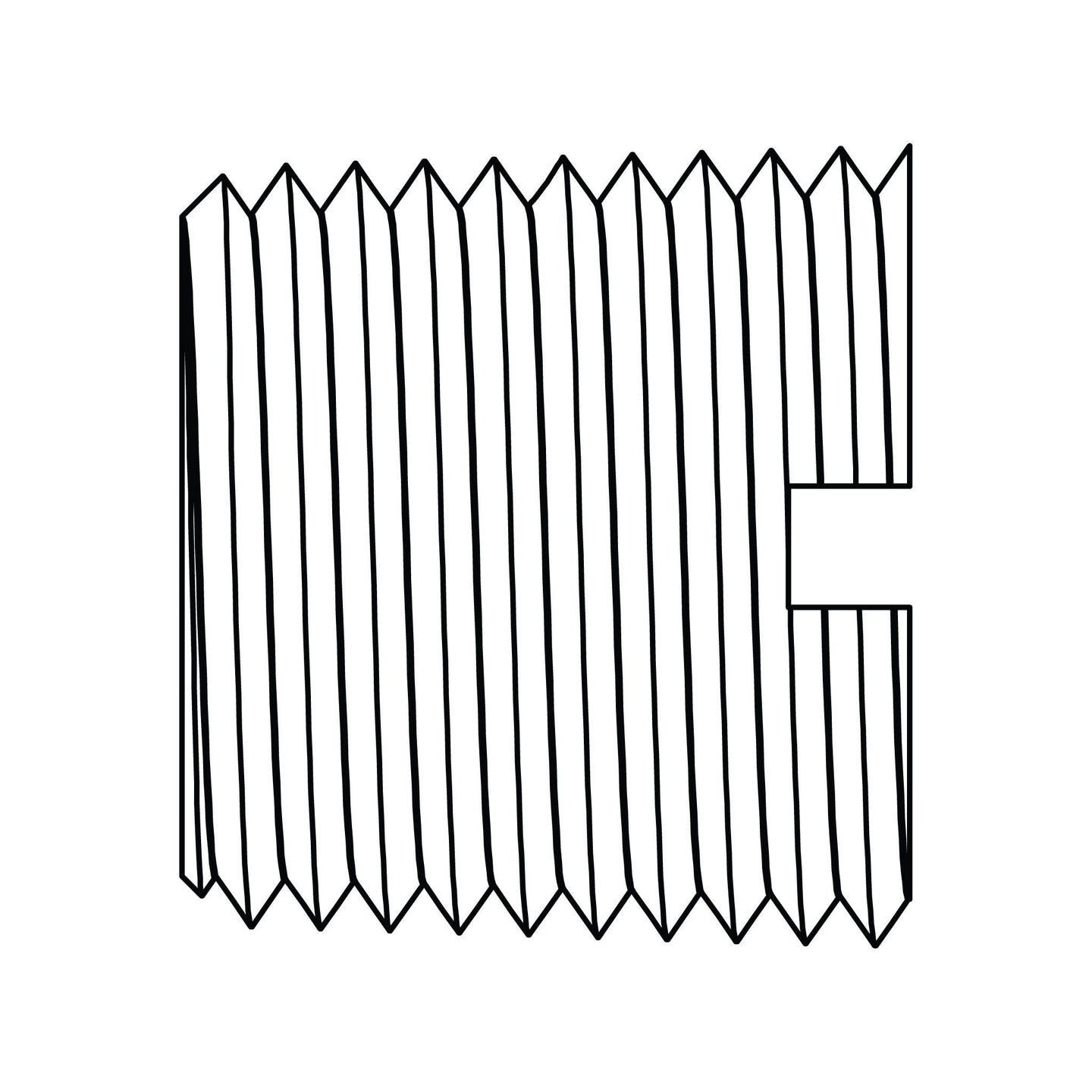 3150 - 04 Slotted Pipe Plug, Brass - GetHydraulics