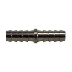 32095SS Straight Splicer, 3/8 in Hose Barbed x 3/8 in Hose Barbed, Stainless Steel - GetHydraulics.com