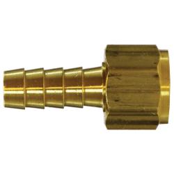 32117 Swivel Adapter, 1/2 - in Hose Barbed x 3/4 - in FNPSM Gasket Swivel, Brass - GetHydraulics.com