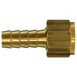 32121 Swivel Adapter, 1/4 - in Hose Barbed x 1/4 - in FNPSM Gasket Swivel, Brass - GetHydraulics.com
