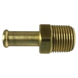 32181 Adapter, 1 in Bubble Barbed x 1 in MIP, Brass - GetHydraulics.com