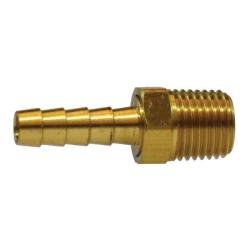 32200 Swivel Adapter, 1/4 - in Hose x 1/4 - in Male BSPT, Brass - GetHydraulics.com