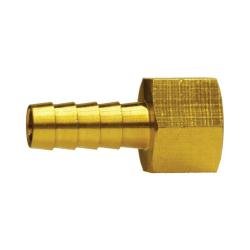 32321 Rigid Adapter, 1 - in Hose Barbed x 1 - in FNPTF, Brass - GetHydraulics.com