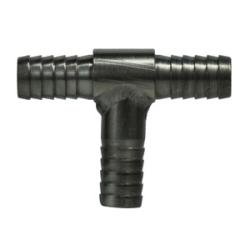 32352SS Reducing Hose Barb Tee, 1/2 - in Hose Barb x 1/2 - in Hose Barb x 3/8 - in Hose Barb, Steel - GetHydraulics.com