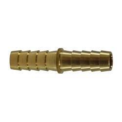 32375 Reducing Splicer, 3/8 in Hose Barbed x 5/16 in Male BSPT, Brass - GetHydraulics.com
