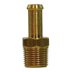 32388 Connector, 3/4 - in Hose Barb x 3/4 - in Male NPTF, Brass - GetHydraulics.com