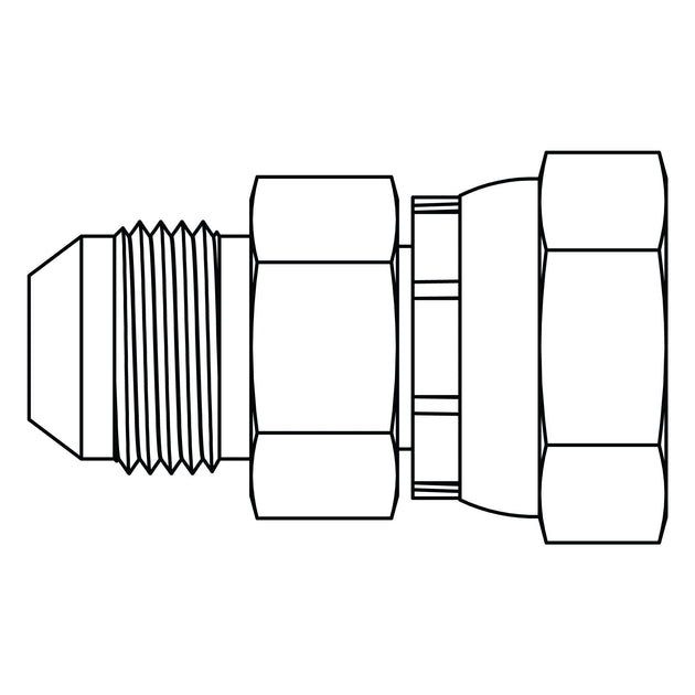 3240 - 08 - 12 JIC to BSPP Swivel - GetHydraulics.com
