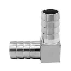 32420SS 90 - deg Elbow, 1/2 - in Hose Barb x 1/2 - in Hose Barb, Stainless Steel - GetHydraulics.com