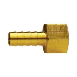 32448 Rigid Adapter, 1 - 1/4 in Hose Barbed x 1 in FIP, Brass - GetHydraulics.com