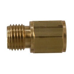 32467 Female Ball Seat Adapter, 1/2 - in Male NPSM x 1/2 - in Female NPTF, Brass - GetHydraulics.com
