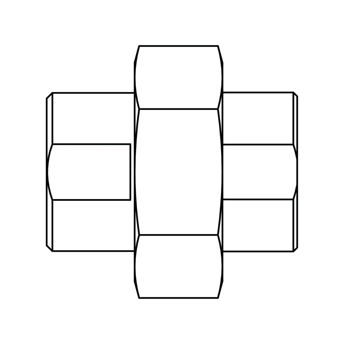 3250 - 06 - 06 Pipe Swivel Union, Brass - GetHydraulics