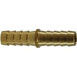 32960 Reducing Splicer, 3/8 in Hose Barbed x 1/8 in Hose Barbed, Brass - GetHydraulics.com