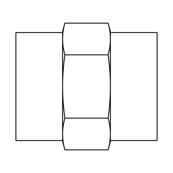 3300 - 08 - 08 Pipe Coupling, Brass - GetHydraulics