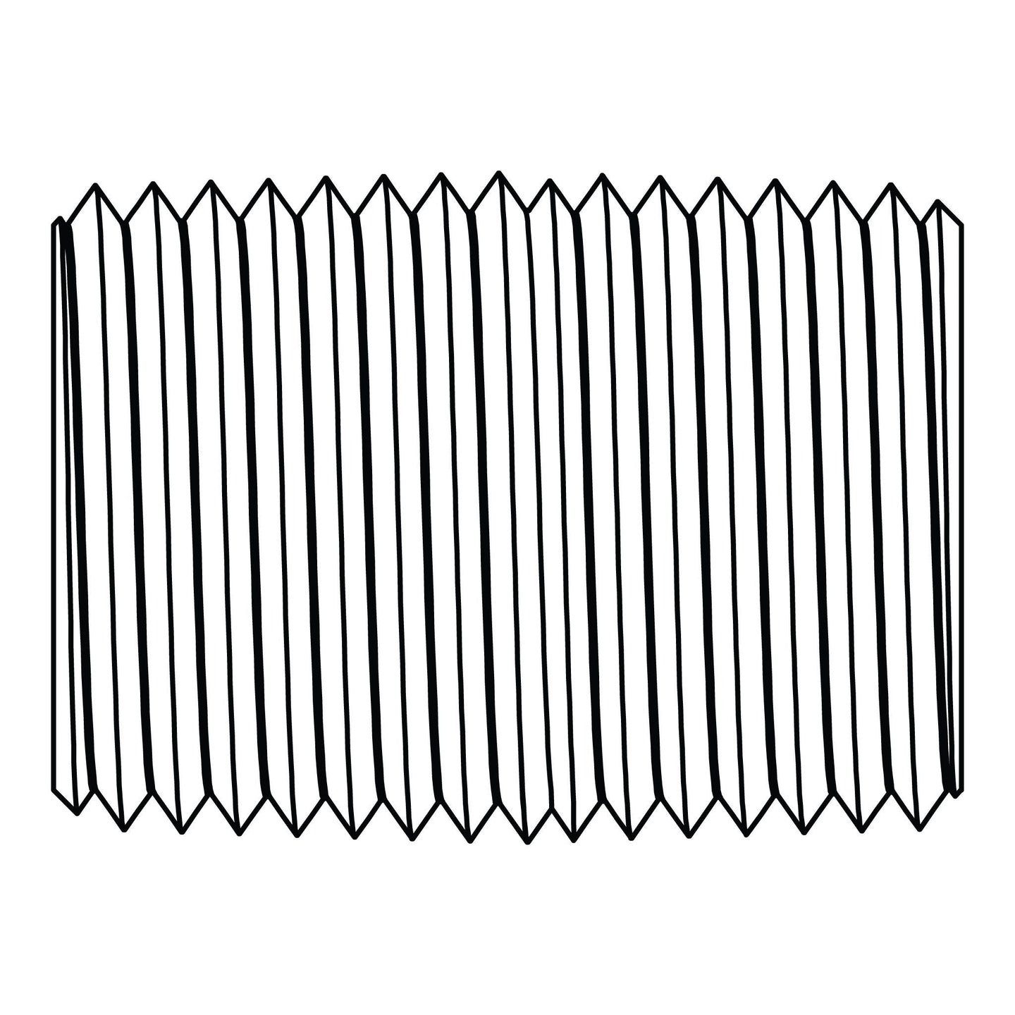 3326 - 02 - 02 Close Pipe Nipple, Brass - GetHydraulics