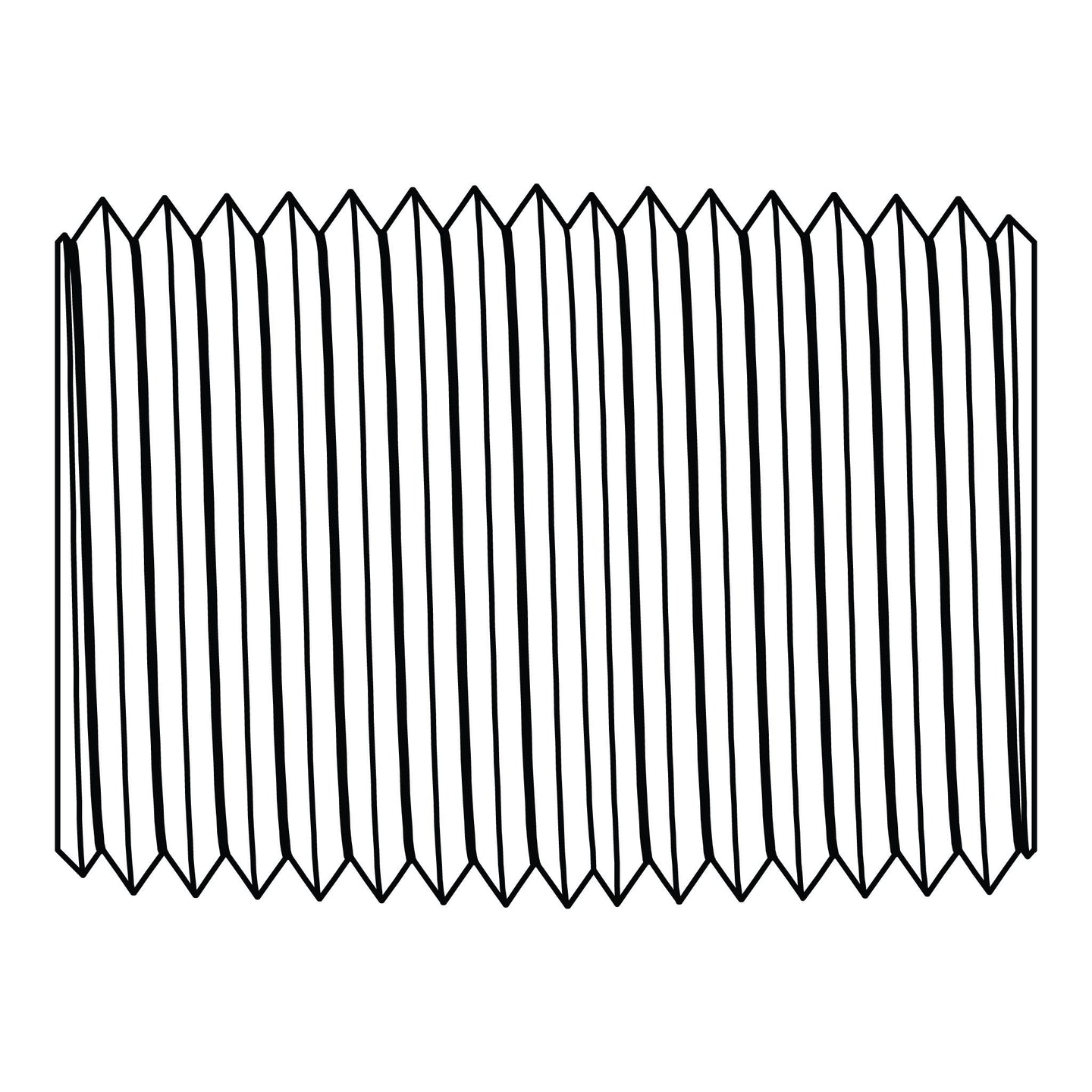 3326-08-08 Close Pipe Nipple, Brass