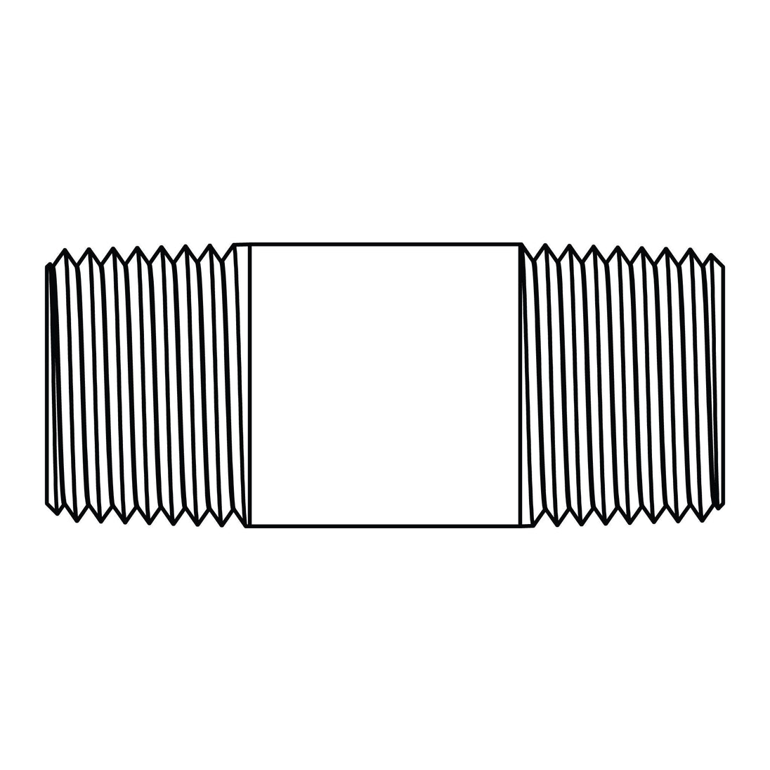 3327 - 02 - 02 - 8.0 Long Pipe Nipple, Brass - GetHydraulics