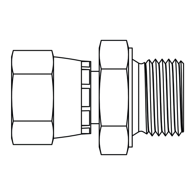 3402 - 08 - 08 JIC to BSPP - GetHydraulics.com