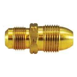 34051 Adapter, 0.88 - 14 LH POL x 5/8 in Flared, Brass - GetHydraulics.com