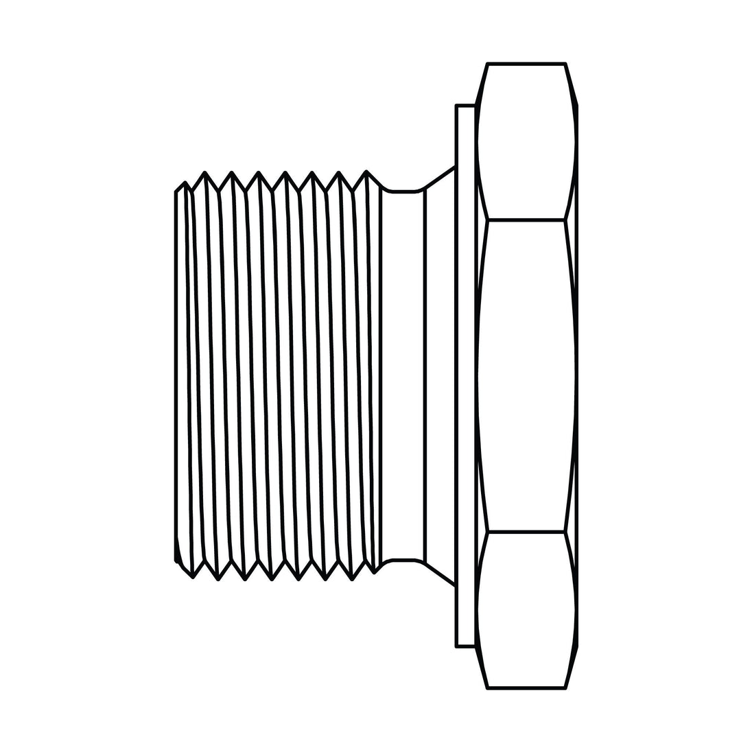 3408 - 32 BSPP Plug - GetHydraulics.com