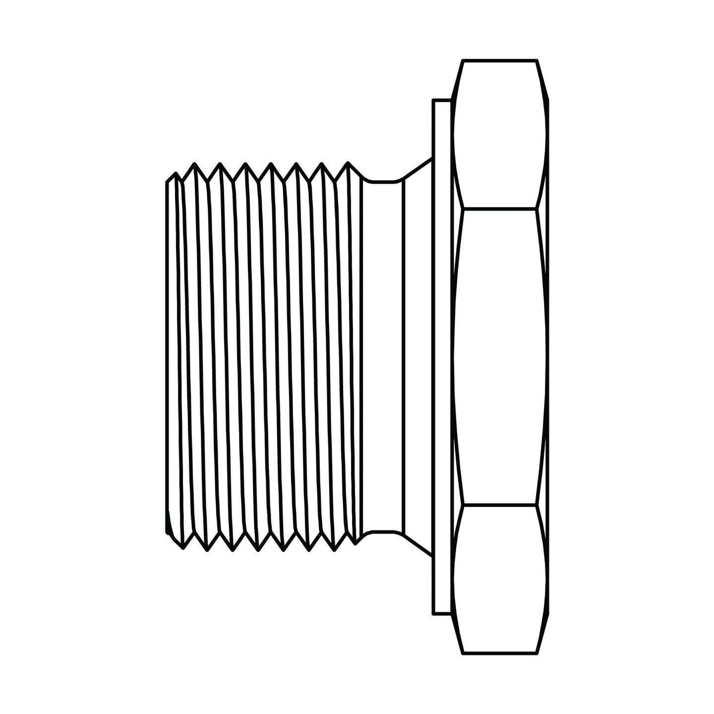 3408 - 40 BSPP Plug - GetHydraulics.com