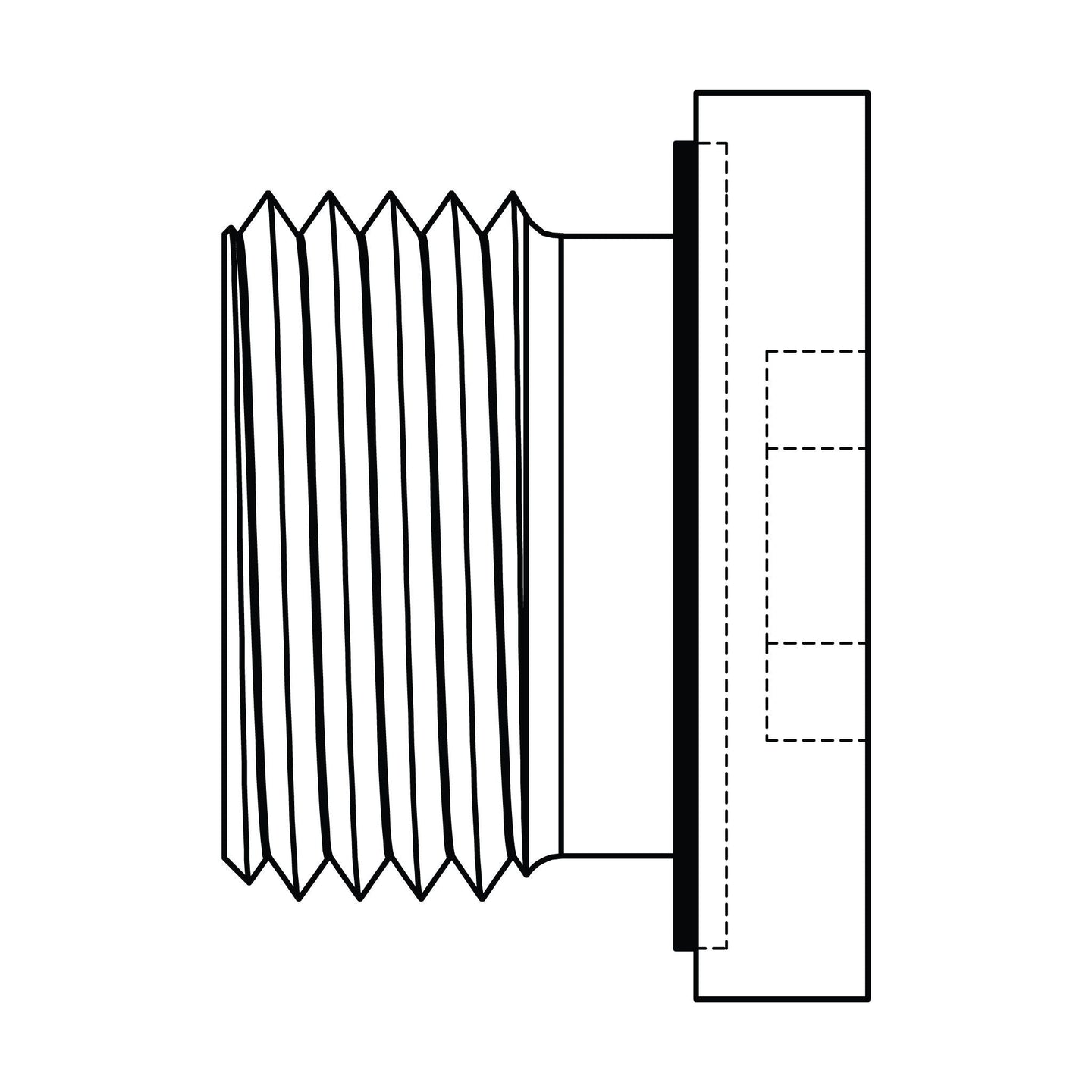 3408 - HHP - 06 BSPP Hollow Hex Plug - GetHydraulics.com