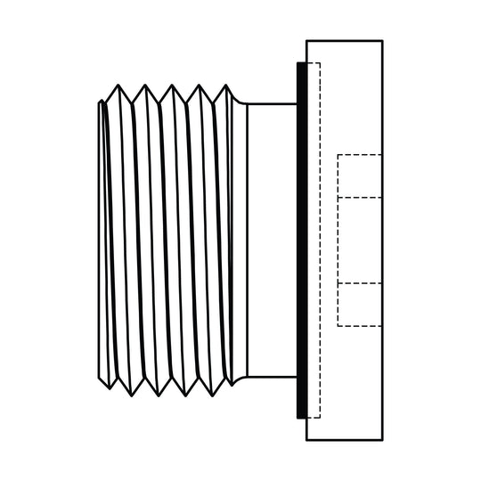 3408 - HHP - 08 BSPP Hollow Hex Plug - GetHydraulics.com