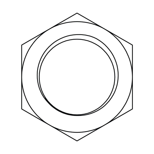 3422 - 08 BSPP Bulkhead Locknut - GetHydraulics.com